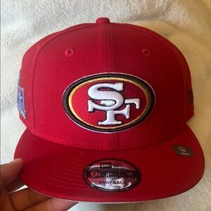 New Era Scarlet 49ers Snapback Hat
